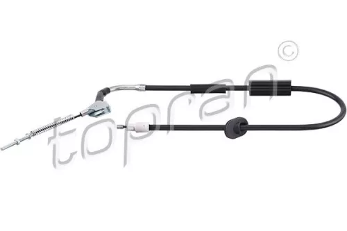 Cable Pull, parking brake TOPRAN 408 327)