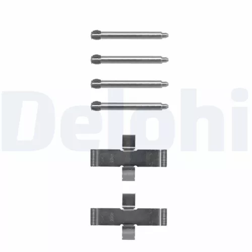 Zubehörset, Scheibenbremsbelag DELPHI LX0093)