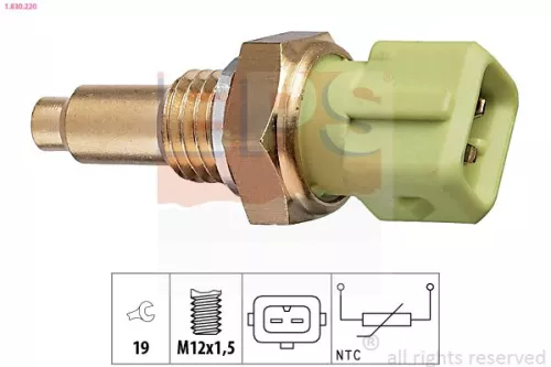 Sensor, Kühlmitteltemperatur EPS 1.830.220)