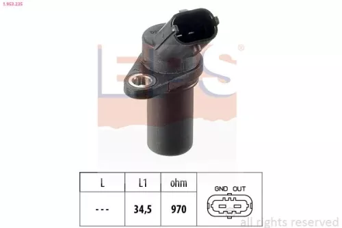 Sensor, Kurbelwellenimpuls EPS 1.953.235)