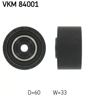 Deflection Pulley/Guide Pulley, timing belt SKF VKM 84001)