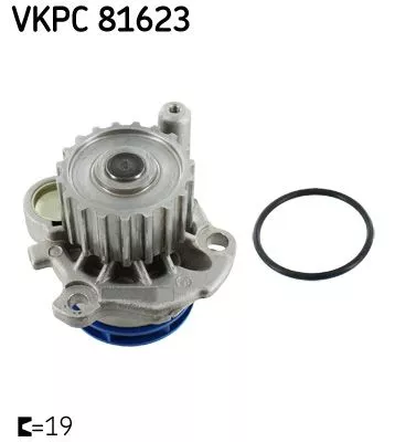 Water Pump, engine cooling SKF VKPC 81623)
