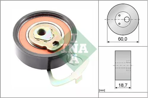 Tensioner Pulley, timing belt Schaeffler INA 531 0339 10)