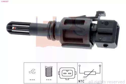 Sensor, Ansauglufttemperatur EPS 1.994.027)