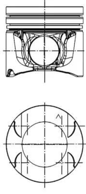 Kolben KOLBENSCHMIDT 40262600)