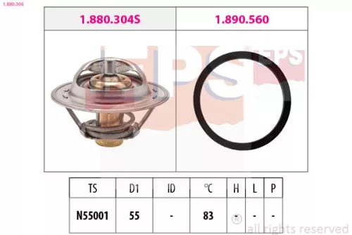 Thermostat, Kühlmittel EPS 1.880.304)