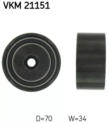 Deflection Pulley/Guide Pulley, timing belt SKF VKM 21151)