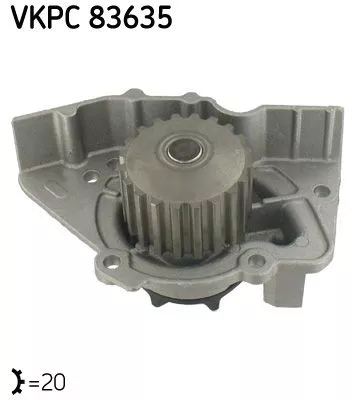 Water Pump, engine cooling SKF VKPC 83635)
