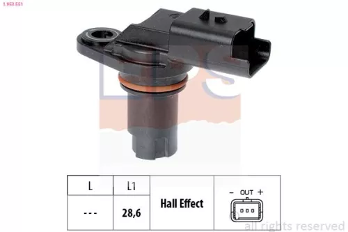 Sensor, Nockenwellenposition EPS 1.953.551)