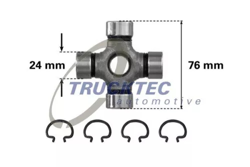 Gelenk, Kardanwelle TRUCKTEC AUTOMOTIVE 02.34.004)