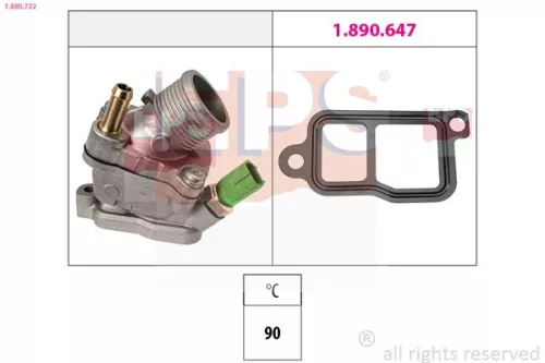 Thermostat, Kühlmittel EPS 1.880.732)