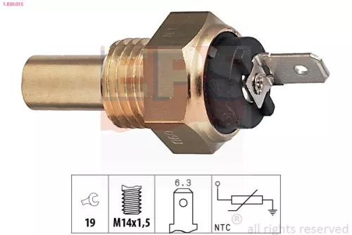 Sensor, Kühlmitteltemperatur EPS 1.830.015)