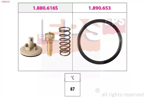 Thermostat, Kühlmittel EPS 1.880.616)