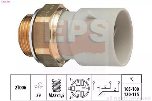 Temperaturschalter, Kühlerlüfter EPS 1.850.649)