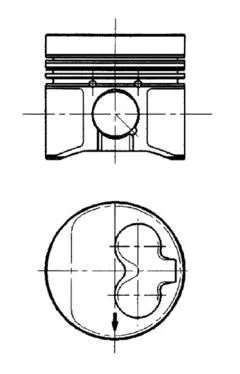 Kolben KOLBENSCHMIDT 91429620)