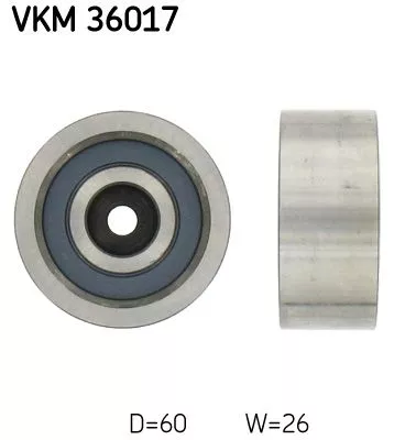 Umlenkrolle/Führungsrolle, Keilrippenriemen SKF VKM 36017)