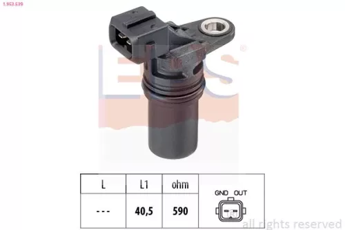 Sensor, Motordrehzahl EPS 1.953.539)