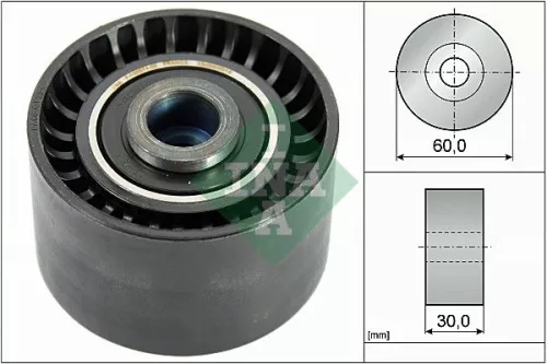 Deflection Pulley/Guide Pulley, timing belt Schaeffler INA 532 0395 10)