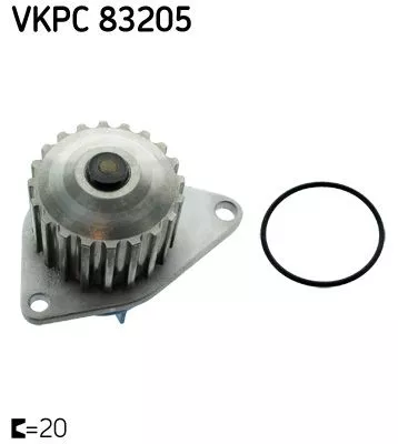 Water Pump, engine cooling SKF VKPC 83205)