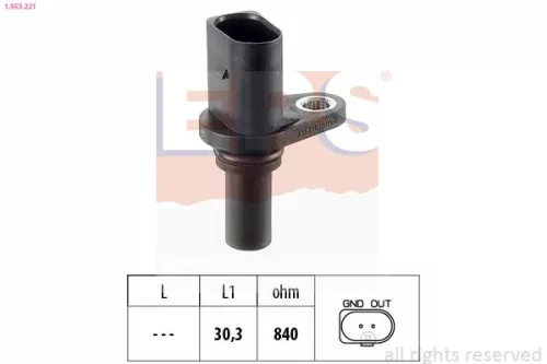 Drehzahlsensor, Automatikgetriebe EPS 1.953.221)
