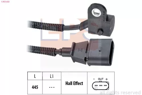 Sensor, Nockenwellenposition EPS 1.953.422)