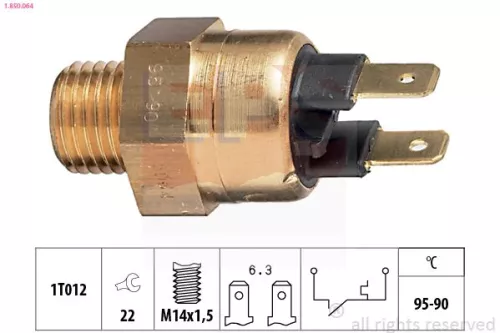Temperaturschalter, Kühlerlüfter EPS 1.850.064)