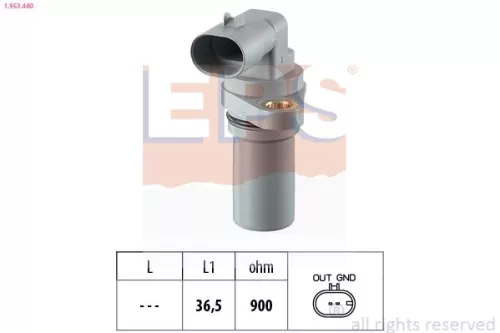 Sensor, Kurbelwellenimpuls EPS 1.953.440)