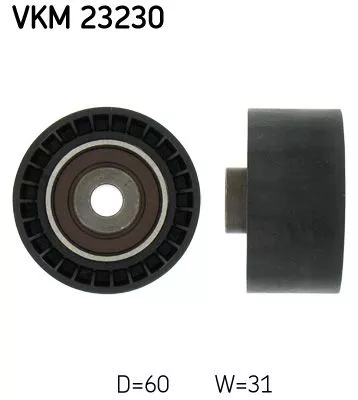 Deflection Pulley/Guide Pulley, timing belt SKF VKM 23230)