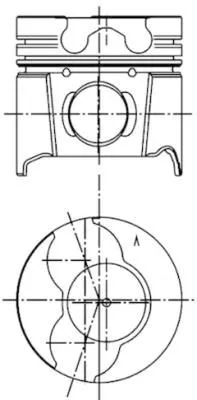 Kolben KOLBENSCHMIDT 99940600)