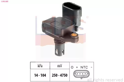 Luftdrucksensor, Höhenanpassung EPS 1.993.085)