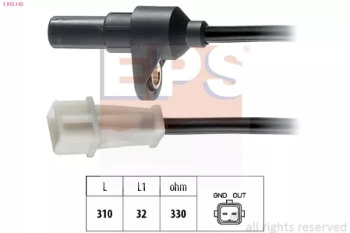 Sensor, Kurbelwellenimpuls EPS 1.953.142)