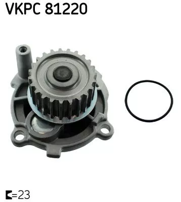 Water Pump, engine cooling SKF VKPC 81220)