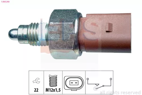 Schalter, Rückfahrscheinwerfer EPS 1.860.266)