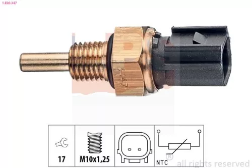 Sensor, Kühlmitteltemperatur EPS 1.830.347)