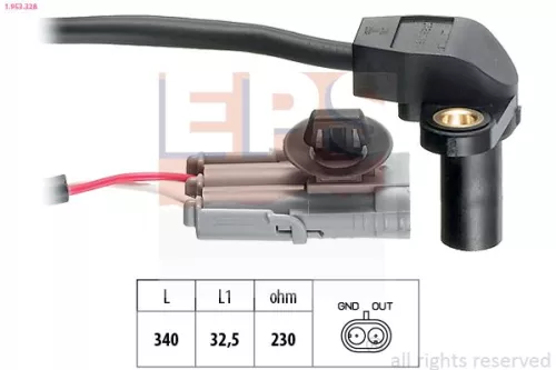 Sensor, Kurbelwellenimpuls EPS 1.953.328)