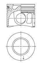 Kolben KOLBENSCHMIDT 41072600)