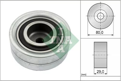 Deflection Pulley/Guide Pulley, timing belt Schaeffler INA 532 0111 10)