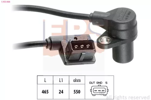 Sensor, Kurbelwellenimpuls EPS 1.953.056)