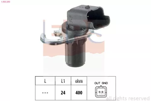 Sensor, Kurbelwellenimpuls EPS 1.953.293)