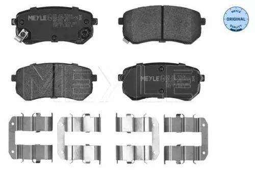 Bremsbelagsatz, Scheibenbremse MEYLE 025 242 7614/W)