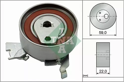 Tensioner Pulley, timing belt Schaeffler INA 531 0273 30)