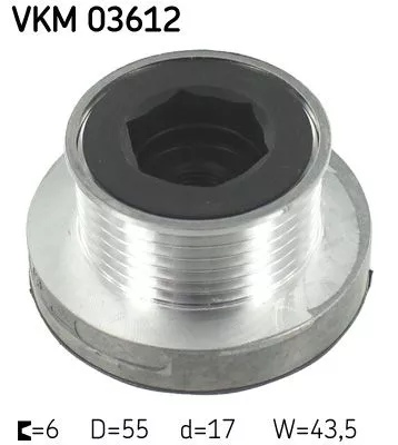 Freilaufkupplung des Generators SKF VKM 03612)