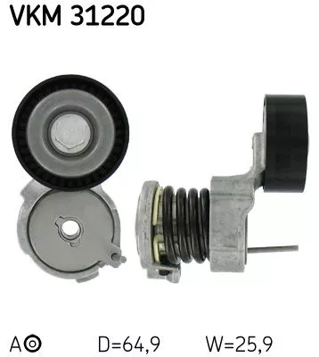 Riemenspanner, Keilrippenriemen SKF VKM 31220)