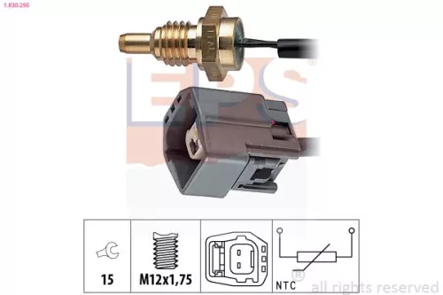 Sensor, Kühlmitteltemperatur EPS 1.830.295)