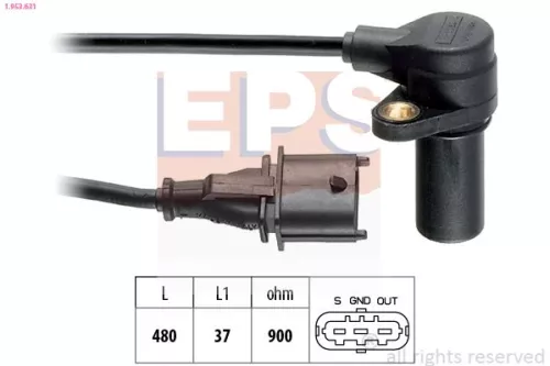 Sensor, Kurbelwellenimpuls EPS 1.953.631)