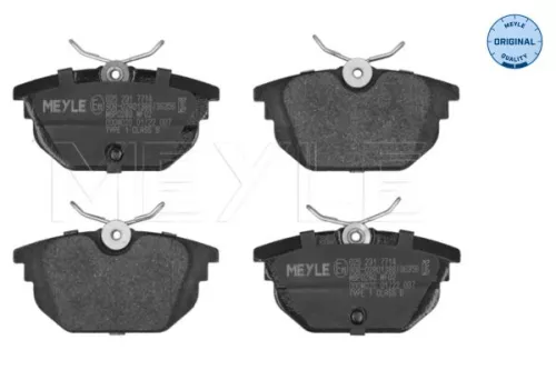 Brake Pad Set, disc brake MEYLE 025 231 7714)