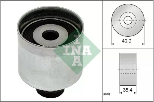 Deflection Pulley/Guide Pulley, timing belt Schaeffler INA 532 0349 10)