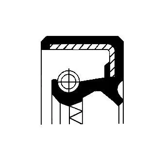 Wellendichtung, Differential CORTECO 01033808B)