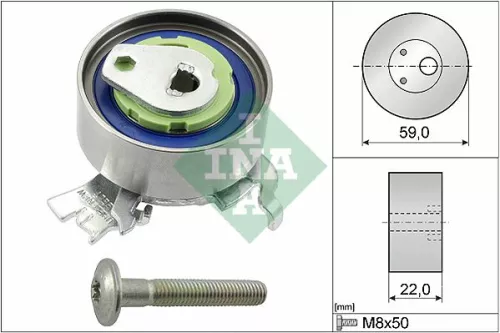 Tensioner Pulley, timing belt Schaeffler INA 531 0518 30)