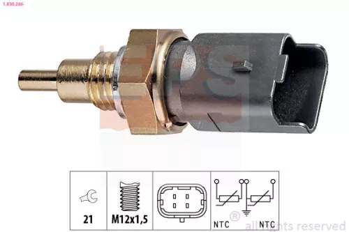 Sensor, Kühlmitteltemperatur EPS 1.830.286)